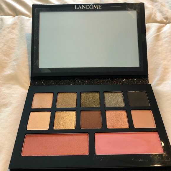 lancome eyeshadow and blush palette glow